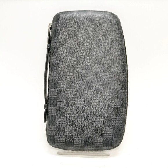 Louis Vuitton LV Long Wallet Black Damier Graphite 350-082125 - Picture 1 of 9